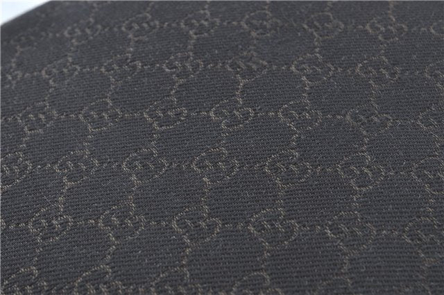 Authentic GUCCI Shoulder Tote Bag GG Canvas Leather 180450 Brown J1869