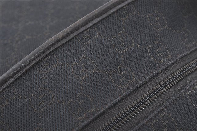 Authentic GUCCI Shoulder Tote Bag GG Canvas Leather 180450 Brown J1869