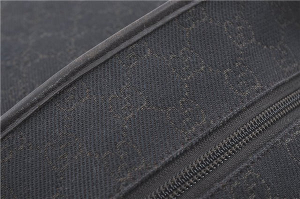 Authentic GUCCI Shoulder Tote Bag GG Canvas Leather 180450 Brown J1869