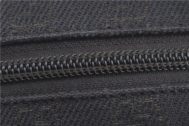 Authentic GUCCI Shoulder Tote Bag GG Canvas Leather 180450 Brown J1869