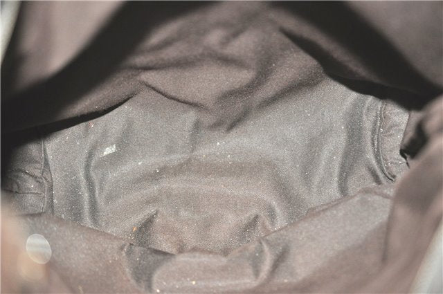 Authentic GUCCI Shoulder Tote Bag GG Canvas Leather 180450 Brown J1869