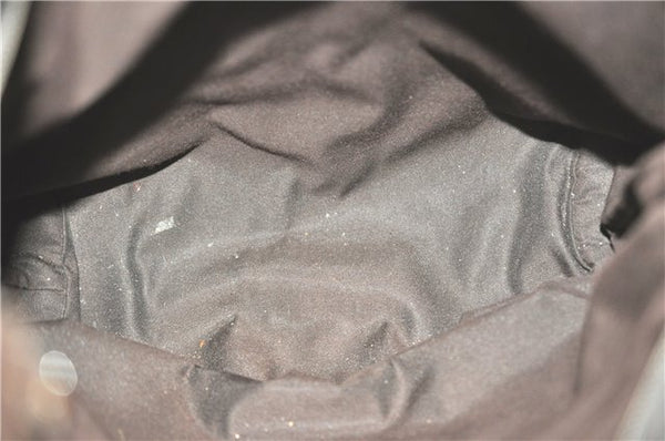 Authentic GUCCI Shoulder Tote Bag GG Canvas Leather 180450 Brown J1869