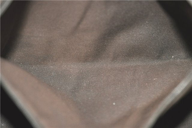 Authentic GUCCI Abbey Shoulder Tote Bag GG Canvas Leather 141470 Brown J1879