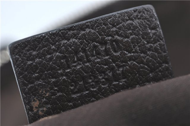 Authentic GUCCI Abbey Shoulder Tote Bag GG Canvas Leather 141470 Brown J1879