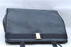 Authentic Salvatore Ferragamo Vara Leather Shoulder Tote Bag Navy Blue SF J1880