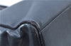 Authentic Salvatore Ferragamo Vara Leather Shoulder Tote Bag Navy Blue SF J1880