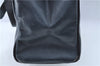Authentic Salvatore Ferragamo Vara Leather Shoulder Tote Bag Navy Blue SF J1880