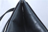Authentic Salvatore Ferragamo Vara Leather Shoulder Tote Bag Navy Blue SF J1880