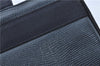 Authentic Salvatore Ferragamo Vara Leather Shoulder Tote Bag Navy Blue SF J1880