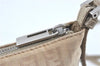 Auth FENDI Zucchino Shoulder Cross Body Bag Purse Canvas Leather Beige J1886