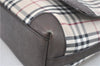 Authentic BURBERRY Nova Check Shoulder Cross Body Bag Canvas Leather Beige J1888