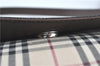 Authentic BURBERRY Nova Check Shoulder Cross Body Bag Canvas Leather Beige J1888