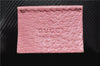 Authentic GUCCI Hand Bag Purse GG Canvas Leather 124542 Brown Light Pink J1889