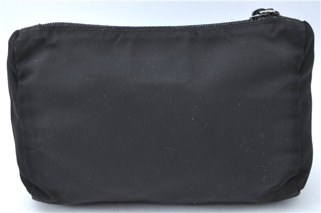 Authentic PRADA Nylon Pouch Purse Black J1890