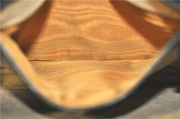 Authentic GUCCI Clutch Hand Bag Purse Leather Black J1891