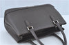 Authentic BURBERRY Vintage Leather Shoulder Hand Bag Purse Brown J1893