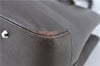 Authentic BURBERRY Vintage Leather Shoulder Hand Bag Purse Brown J1893