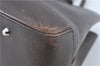 Authentic BURBERRY Vintage Leather Shoulder Hand Bag Purse Brown J1893