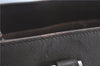 Authentic BURBERRY Vintage Leather Shoulder Hand Bag Purse Brown J1893