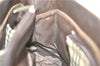 Authentic BURBERRY Vintage Leather Shoulder Hand Bag Purse Brown J1893