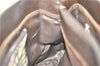 Authentic BURBERRY Vintage Leather Shoulder Hand Bag Purse Brown J1893