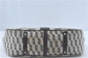 Auth BALENCIAGA BB Monogram Shoulder Tote Bag Canvas Leather Beige Brown J1895