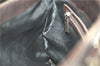 Authentic BURBERRY Vintage Nova Check Hand Bag Purse Nylon Leather Beige J1899