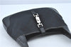 Auth GUCCI Jackie Shoulder Hand Bag GG Canvas Leather 0013306 Black Junk J1901