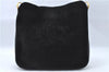 Auth GUCCI Bamboo 2Way Shoulder Hand Bag Purse Suede Leather Black Junk J1903