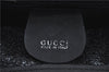 Auth GUCCI Bamboo 2Way Shoulder Hand Bag Purse Suede Leather Black Junk J1903