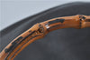 Authentic GUCCI Bamboo 2Way Shoulder Hand Bag Leather Black 0011577 Junk J1904