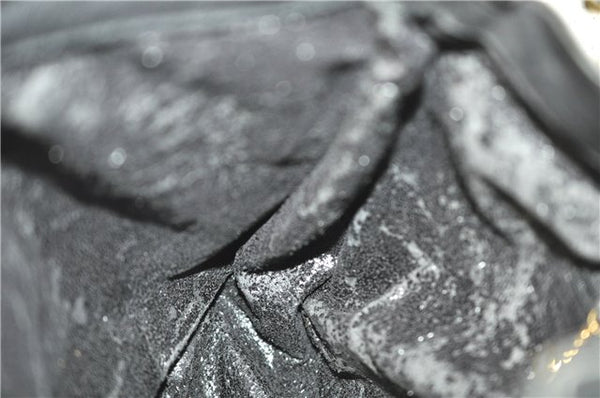 Authentic GUCCI Bamboo 2Way Shoulder Hand Bag Leather Black 0011577 Junk J1904