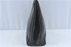 Authentic Salvatore Ferragamo Vara Leather Shoulder Tote Bag Black SF J1905