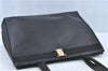 Authentic Salvatore Ferragamo Vara Leather Shoulder Tote Bag Black SF J1905