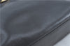 Authentic Salvatore Ferragamo Vara Leather Shoulder Tote Bag Black SF J1905