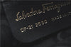 Authentic Salvatore Ferragamo Vara Leather Shoulder Tote Bag Black SF J1905
