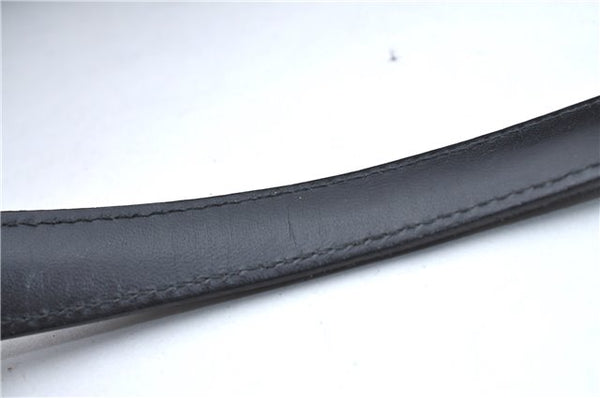 Authentic GUCCI Shoulder Hand Bag Purse Nylon Leather 0011955 Black  J1908