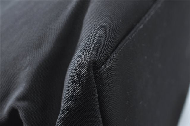 Authentic GUCCI Shoulder Hand Bag Purse Nylon Leather 0011955 Black  J1908