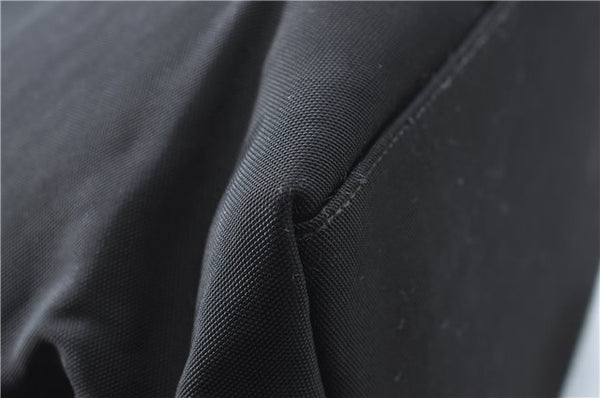 Authentic GUCCI Shoulder Hand Bag Purse Nylon Leather 0011955 Black  J1908