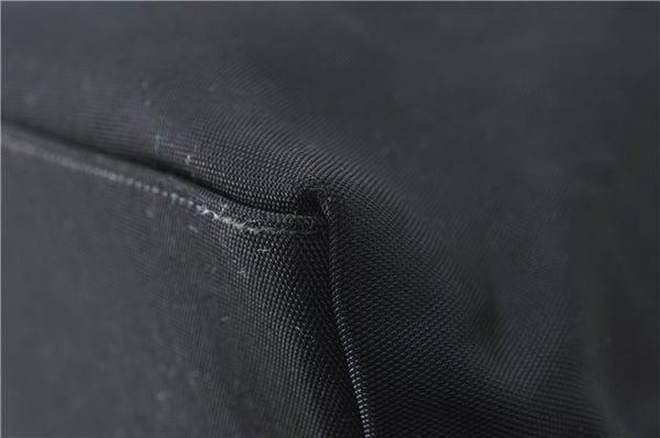 Authentic GUCCI Shoulder Hand Bag Purse Nylon Leather 0011955 Black  J1908