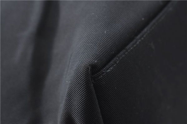 Authentic GUCCI Shoulder Hand Bag Purse Nylon Leather 0011955 Black  J1908