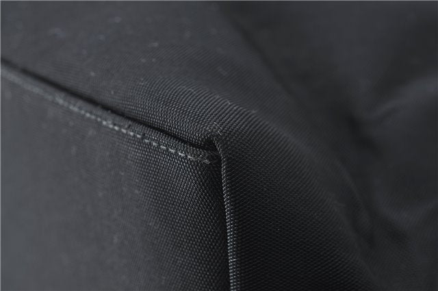 Authentic GUCCI Shoulder Hand Bag Purse Nylon Leather 0011955 Black  J1908