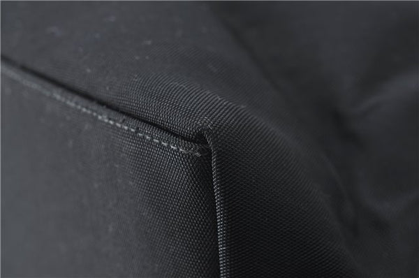 Authentic GUCCI Shoulder Hand Bag Purse Nylon Leather 0011955 Black  J1908