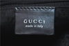 Authentic GUCCI Shoulder Hand Bag Purse Nylon Leather 0011955 Black  J1908