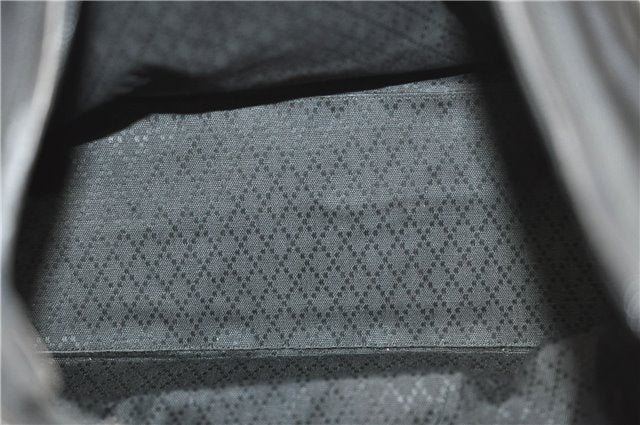 Authentic GUCCI Shoulder Hand Bag Purse Nylon Leather 0011955 Black  J1908