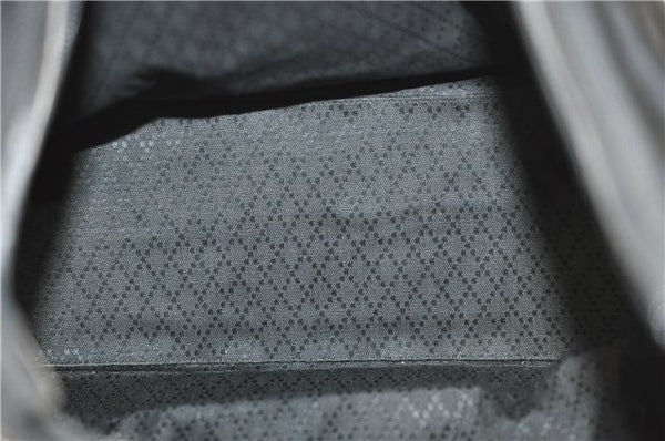 Authentic GUCCI Shoulder Hand Bag Purse Nylon Leather 0011955 Black  J1908