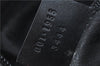 Authentic GUCCI Shoulder Hand Bag Purse Nylon Leather 0011955 Black  J1908