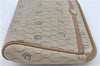 Authentic Christian Dior Honeycomb Clutch Hand Bag Purse PVC Beige CD J1909