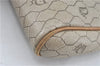Authentic Christian Dior Honeycomb Clutch Hand Bag Purse PVC Beige CD J1909