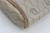 Authentic Christian Dior Honeycomb Clutch Hand Bag Purse PVC Beige CD J1909